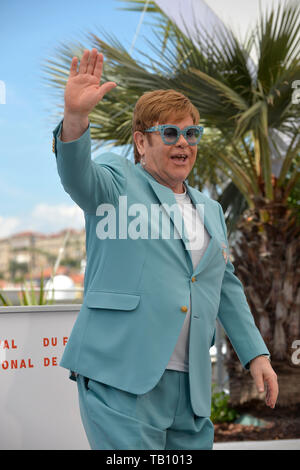 72esima edizione del Festival del Cinema di Cannes: photocall per il film Rocketman con Elton John il 16 maggio 2019 Foto Stock