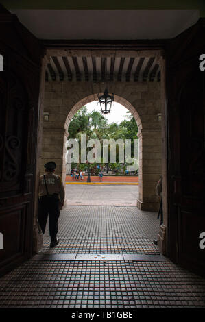 Palazzo del Governo, Merida, Yucatan. Messico Foto Stock