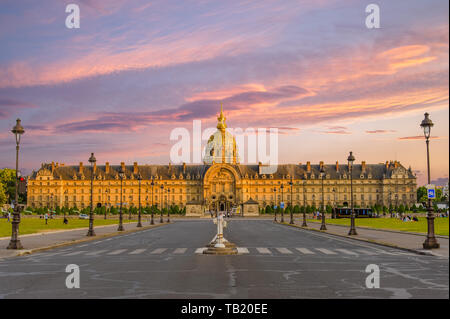 Residenza nazionale degli invalidi a Parigi, Francia Foto Stock