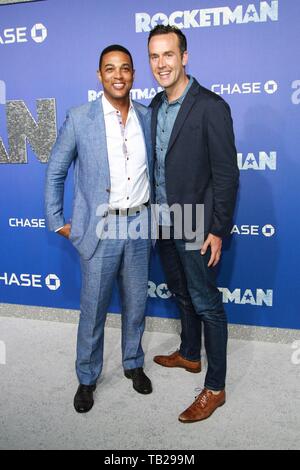 New York, NY, STATI UNITI D'AMERICA. 29 Maggio, 2019. Don Limone, Tim Malone presso gli arrivi per ROCKETMAN Premiere, Alice Tully Hall presso il Lincoln Center di New York, NY Maggio 29, 2019. Credito: Jason Mendez/Everett raccolta/Alamy Live News Foto Stock