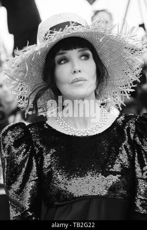 20 maggio 2019 - Cannes, Francia - CANNES, Francia - 20 Maggio: Isabelle Adjani assiste lo screening di ''Le Belle Epoque'' durante la 72annuale di festival di pellicola di Cannes il 20 maggio 2019 a Cannes, Francia. (Credito Immagine: © Federico InjimbertZUMA filo) Foto Stock