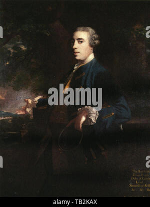 Joshua Reynolds - James Fitzgerald Duca Leinster 1753 Foto Stock
