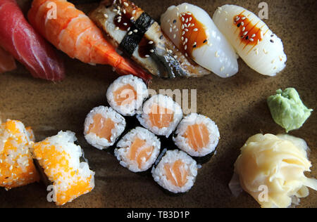 14.07.2018, Berlin, Berlin, Germania - Sushi. 00S180714D880CAROEX.JPG [modello di rilascio: non applicabile, la proprietà di rilascio: Non applicabile (c) caro immagini Foto Stock