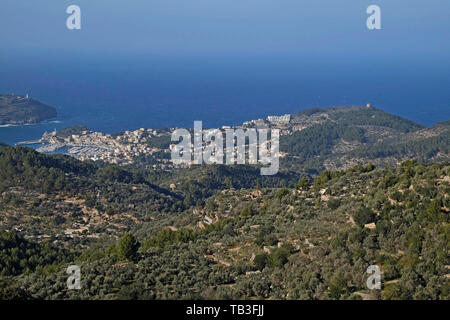 20.10.2016, Serra de Tramuntana, Maiorca, SPAGNA - Le montagne della Serra de Tramuntana coprono un area di 1.069 chilometri quadrati e si estendono al di sopra di un Foto Stock