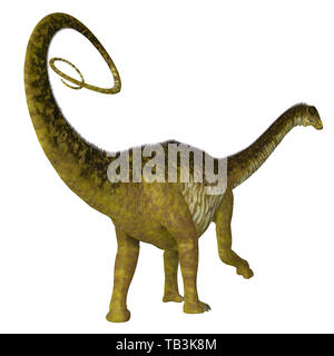 Dinosauro Nigersaurus Coda - Nigersaurus era un erbivoro sauropod dinosaur che vivevano in Niger, Africa durante il Cretacico. Foto Stock