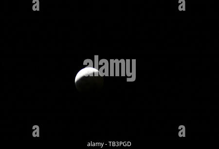 Lunar Eclipse, Sud Africa Foto Stock