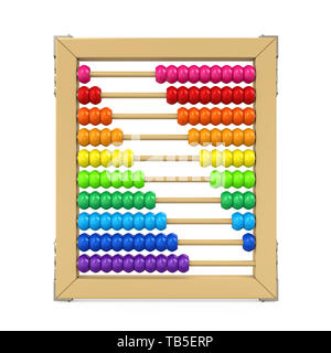 Colorato Abacus isolato Foto Stock