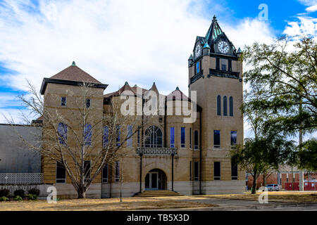 Prattville, Alabama, Stati Uniti d'America - 28 Gennaio 2017: originale Autuaga County Courthouse di Prattville, Alabama. Foto Stock