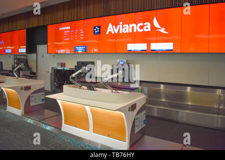 Orlando, Florida. Marzo 01, 2019. Vista parziale di Avianca Airlines contatore all'Aeroporto Internazionale di Orlando . Foto Stock