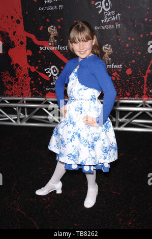 LOS ANGELES, CA. Ottobre 17, 2007: Abbey-May Wakefield alla premiere del suo nuovo film " trenta giorni di Notte' al Grauman's Chinese Theater, Hollywood, CA. Foto Stock