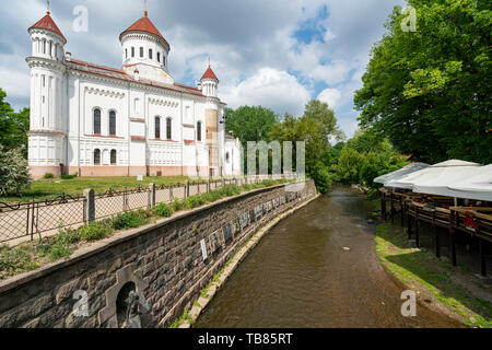 Vilnius, Lituania. Maggio 2019. Vista interna della Cattedrale di Santa Maria Madre di Dio Foto Stock