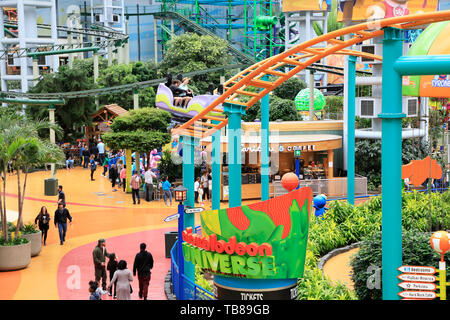 Nickelodeon Universe theme park all'interno del Mall of America.Bloomington.Minnesota.USA Foto Stock