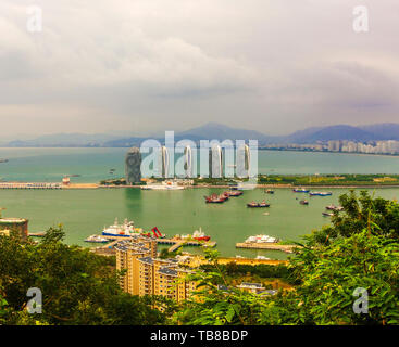 Sanya Phoenix Isola Presidente Resort Apartment, Hainan Sheng, Sanya Shi, Tianya Qu, Cina. Foto Stock