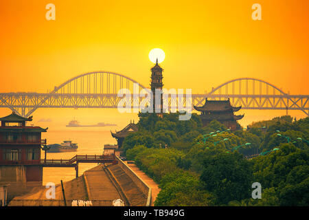 Jiujiang, provincia di Jiangxi Foto Stock