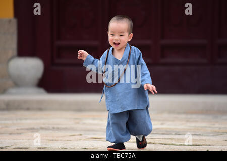 Carino piccolo monaco, i bambini della fotografia. Foto Stock