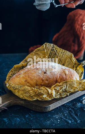 Delizioso pane giallo. Foto Stock