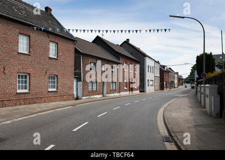 Il villaggio di Keyenberg vicino Erkelenz è per dare modo a Garzweiler miniera di lignite nei prossimi anni, Erkelenz, Germania. der Ort Keyenberg bei Foto Stock