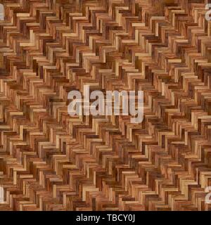 Parquet herringbone acacia naturale senza cuciture pavimento Foto Stock