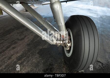 Junkers Ju52/3m Berlino-tempelhof, Anno di costruzione 1936, costruita a Dessau, vista dettagliata carro, identificazione D-AQUI, oggi Foto Stock