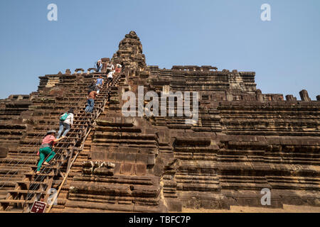 Siem Reap, Cambogia, 28th, Gennaio 2019: il punto di vista della Cambogia piccolo cerchio. Foto Stock