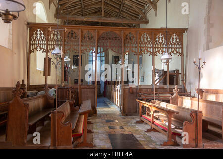 Chiesa di San Michele e San Felix, Rumburgh, Suffolk, Inghilterra, Regno Unito Foto Stock