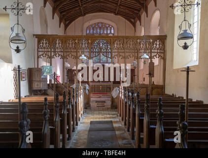 Chiesa di San Michele e San Felix, Rumburgh, Suffolk, Inghilterra, Regno Unito Foto Stock