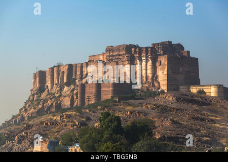 Forte Mehrangarh di Jodhpur Foto Stock