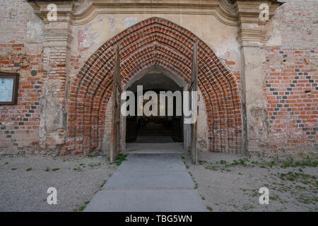 Vilnius, Lituania. Maggio 2019. Il entrange gate a Vilnius santa chiesa dell Assunzione della Vergine Maria Foto Stock