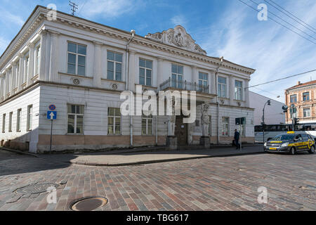 Vilnius, Lituania. Maggio 2019. Il palazzo sede della Facoltà di Architettura Foto Stock