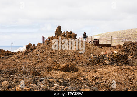 Necrópolis del Maipez, Agaete, Gran Canaria, Spagna Foto Stock