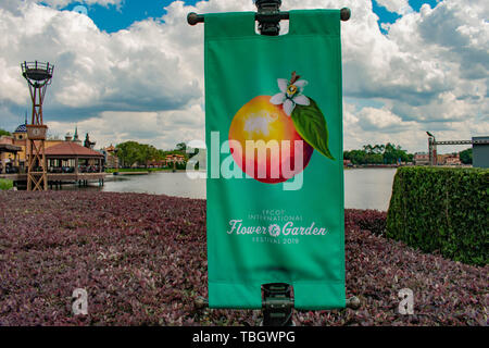 Orlando, Florida . Marzo 27, 2019. Verde fiore e giardino Festival a Epcot in Walt Disney World (66) Foto Stock