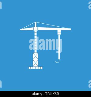 Icona della Gru - Gru macchina segno - vettore Illustrazione Vettoriale