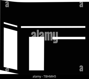 Makkah Kaaba Sharif icona - vettore Illustrazione Vettoriale