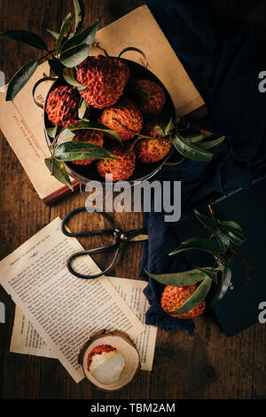 Frutta di alta qualità Qingti litchi Foto Stock