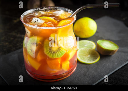 Frutta tè freddo Foto Stock