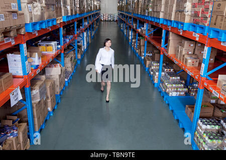 a piedi Foto Stock