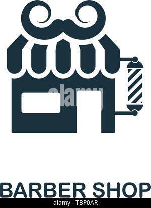 Barber Shop icona. Design di elementi creativi dalla collezione di icone. Pixel Perfect Barber Shop icona per web design, app, software, utilizzo della stampa Illustrazione Vettoriale