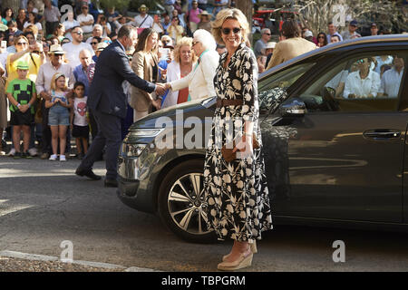 Aranjuez, Madrid, Spagna. 2 Giugno, 2019. Simoneta Gomez-Acebo Borbon assiste la corrida omaggio a Maria de las Mercedes de Borbon a Plaza de Toros de Aranjuez il 2 giugno 2019 in Aranjuez, Spagna .Questo evento è l'ultimo evento come Re Juan Carlos di Spagna Spagna rappresenterà il Royals spagnolo prima di questo credito di pensionamento: Jack Abuin/ZUMA filo/Alamy Live News Foto Stock