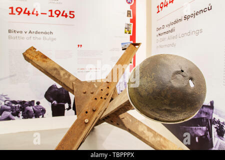 Pilsen, Repubblica Ceca. 03 Giugno, 2019. Il Patton Memorial Museo di Pilsen è stato aperto dopo un restauro, il 3 giugno 2019, a Pilsen, Repubblica Ceca. Credito: Miroslav Chaloupka/CTK foto/Alamy Live News Foto Stock