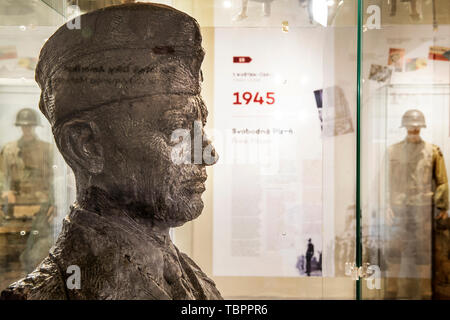 Pilsen, Repubblica Ceca. 03 Giugno, 2019. Il Patton Memorial Museo di Pilsen è stato aperto dopo un restauro, il 3 giugno 2019, a Pilsen, Repubblica Ceca. Credito: Miroslav Chaloupka/CTK foto/Alamy Live News Foto Stock