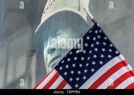 Pilsen, Repubblica Ceca. 03 Giugno, 2019. Il Patton Memorial Museo di Pilsen è stato aperto dopo un restauro, il 3 giugno 2019, a Pilsen, Repubblica Ceca. Credito: Miroslav Chaloupka/CTK foto/Alamy Live News Foto Stock