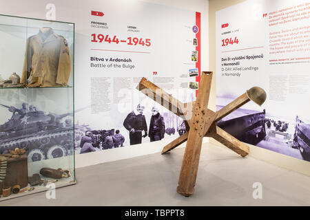 Pilsen, Repubblica Ceca. 03 Giugno, 2019. Il Patton Memorial Museo di Pilsen è stato aperto dopo un restauro, il 3 giugno 2019, a Pilsen, Repubblica Ceca. Credito: Miroslav Chaloupka/CTK foto/Alamy Live News Foto Stock