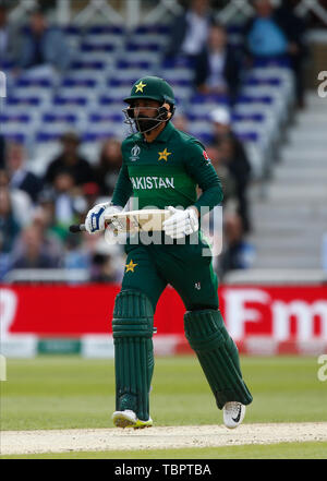 Trent Bridge, Nottingham, UK. Il 3 giugno, 2019. ICC di Coppa del Mondo di cricket, tra Inghilterra e Pakistan; Mohammad Hafeez del Pakistan Credito: Azione Sport Plus/Alamy Live News Foto Stock