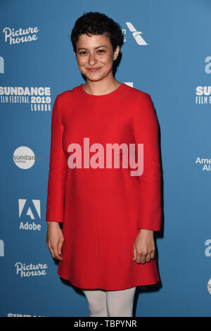 Londra, Regno Unito. 31 maggio 2019: Alia Shawkat arriva per la premiere europeo di " animali " Picturehouse a Central London. Immagine: Steve Vas/Featureflash Foto Stock