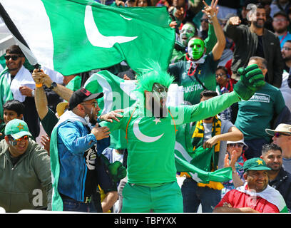 NOTTINGHAM, Inghilterra. 03 giugno 2019: una vista generale del Pakistan ventilatori durante l'Inghilterra v Pakistan, ICC Cricket World Cup Match, a Trent Bridge, Nottingham, Inghilterra. Credito: Cal Sport Media/Alamy Live News Foto Stock