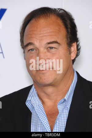 LOS ANGELES, CA. 20 settembre 2007: Jim Belushi presso il Los Angeles premiere di " Buona Fortuna Chuck' al Mann National Theatre di Westwood, CA. © 2007 Paul Smith / Featureflash Foto Stock