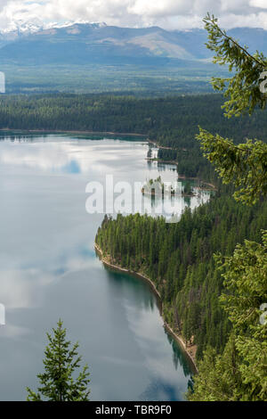 Vista panoramica del lago di Holland nel Montana Foto Stock