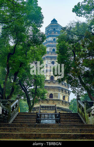Huqiu Mountain Scenic Area, Suzhou Foto Stock