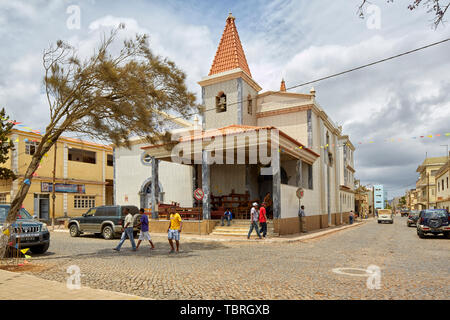 Igreja Nossa Senhora de Fátima in Assomeda isola di Santiago Cabo Verde Capo Verde Foto Stock