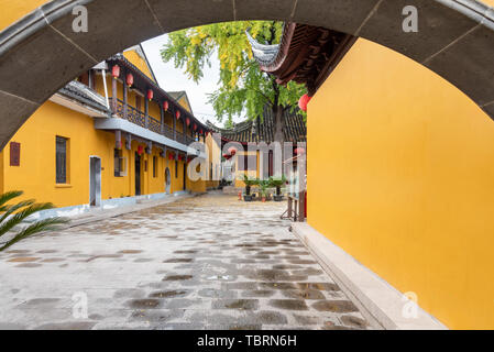 Paesaggio di Dinghui tempio di Suzhou Foto Stock